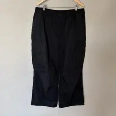 GU スーパーワイドカーゴパンツ ブラック XXL