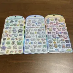 【正規品】コットンパフィーシール サンリオ　3枚セット　キャラクターズ　シナモ