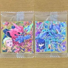 ガンダム シールウエハース4 サザビー＆シャア GFreD＆ニャアン 2枚セット