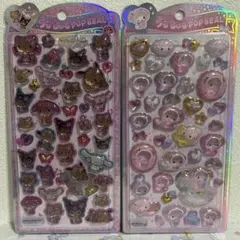 国内正規品 うるちゅるポップシール 日焼け サンリオベビー マイメロ キティ