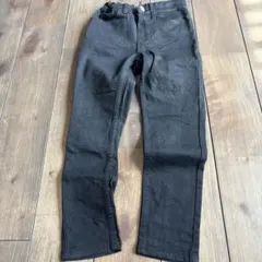 H&M スリムフィット ブラックパンツ 116