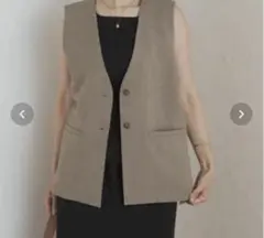 URBAN RESEARCH DOORS ノーカラージレ Mサイズ ベージュ