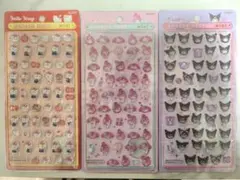 【正規品】サンリオ　ボンボンドロップシール　ミニ　キティ　マイメロ　クロミ