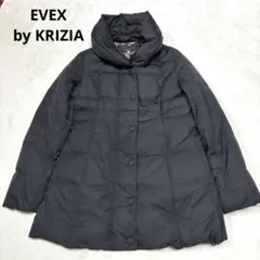 EVEX by KRIZIA ダウンコート 女優襟 ブラック 40