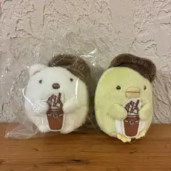 すみっコぐらし　てのりぬいぐるみ GODIVA しろくま　ぺんぎん？　2個セット