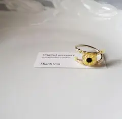 *忘れな草×bullion*milky yellow ワイヤー フリーリング 忘れな草×bullion*パープル ワイヤーリング - メルカリ