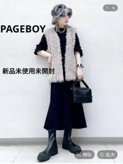 【定価半額以下】PAGEBOY ファーベスト グレージュ新品未使用未開封