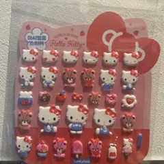 【韓国限定】 サンリオ マシュマロシール ぷっくりシール キティ