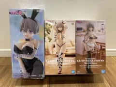 宇崎ちゃんは遊びたい！ 宇崎花　宇崎月　フィギュア　3種セット【未開封】