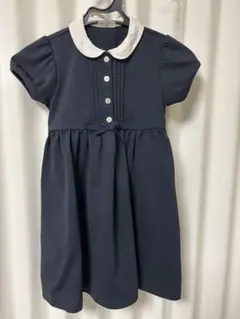 parentsdream 半袖ワンピース 110 ネイビー