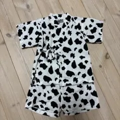 牛柄　甚平 80cm ベビー服　夏服
