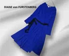 DIANE von FURSTENBERGウエストギャザーラップワンピース