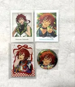 あんスタ　10周年　展示会　夏目　缶バッジ　カードケース　ぱしゃっつ