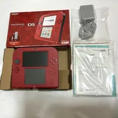 【値下げ】【動作確認済】ニンテンドー2DS RED 箱あり　説明書あり