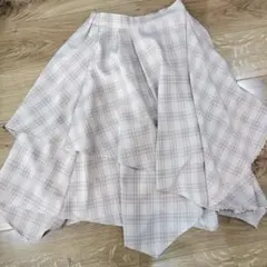 axes femme 淡ピンク フレアスカート M