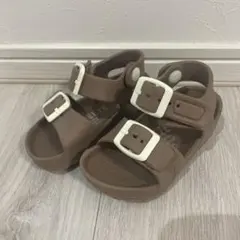 BREEZE ブラウン バックストラップサンダル 14.0