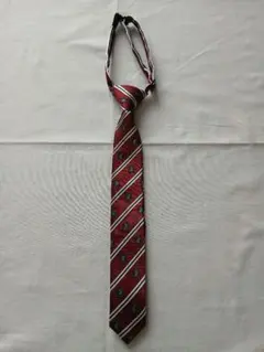 コムサイズム　キッズ　ネクタイ Lサイズ　バーガンディ(エンジ色)