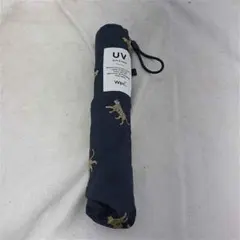 ★ Wpc. 晴雨兼用 折りたたみ傘 アニマル柄 ネイビー系 ユニセックス