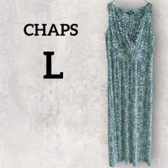 美品✨✨CHAPS【L】ノースリーブ ロングワンピース
