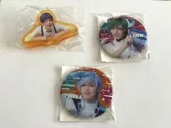 A3! エーステ 夏組 カプセルトイ 缶バッジ アクリルクリップ 三角 九門 幸