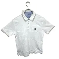 00s トミーヒルフィガー ポロシャツ 48/3 M(L相当) 襟裏シャンブレー