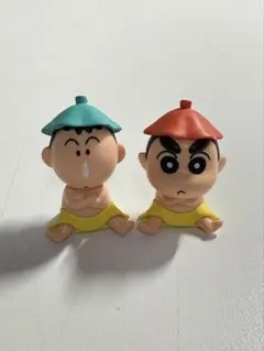 クレヨンしんちゃん　サウナ　ガチャガチャ2個セット
