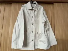 無印良品 アイボリー 綿とカポックのジャケット