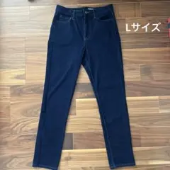 ワークマン　レディース　ストレッチ　ロングパンツ　Lサイズ　濃紺　フィールドコア