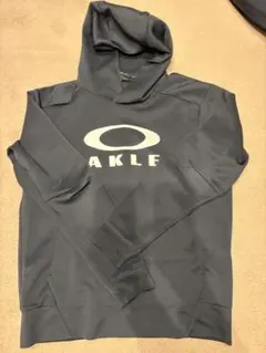 OAKLEY ダークグレー フード付きパーカー L