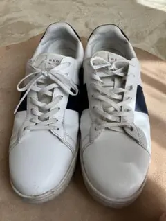 REGAL ホワイト/ネイビー スニーカー