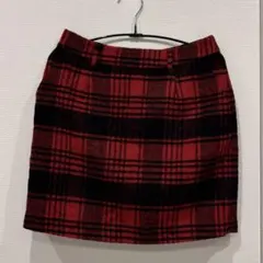 LOWRYS FARM チェック　ミニスカート