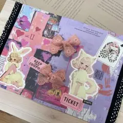 ジャンクジャーナル コラージュ帳 unichoko様 GIRL グラフティブック