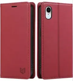 IphoneXR 手帳 ケース カード収納 マグネット式 スタンド機能付き