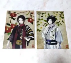 刀剣乱舞 華こよみ絵巻 ポストカード 加州清光 大和守安定