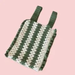 手編み　カバン