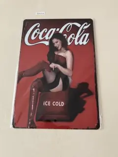 Coca-Cola コカ・コーラ ブリキ看板 昭和レトロ