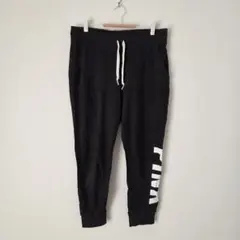 ピンク スウェットパンツ ブラック Lサイズ 裏起毛あり パンツ