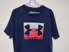 アンダーアーマー　UNDER ARMOUR　ヒートギア　Tシャツ　ネイビー　XL