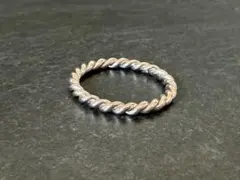 アッシュペーフランス シルバーカラー twisted ring リング 13号のサムネイル
