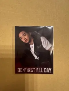 ‘BE:FIRST ALL DAY’購入特典 ステッカー RYUHEI