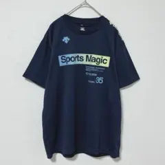 M651 DESCENTE デサント　半袖ロゴTシャツ　Ｌ　スポーツウェアのサムネイル