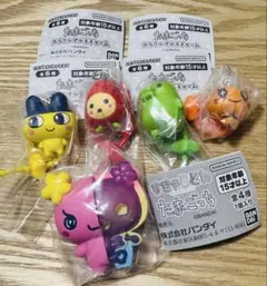 たまごっち　カラフルマルチチャーム4種＆すきゃらとん1種