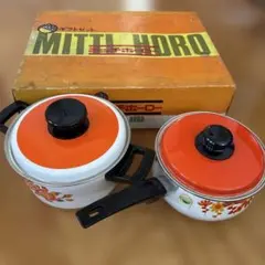 MIKAN ホーローダッチオーブン レッド 美品 - メルカリ