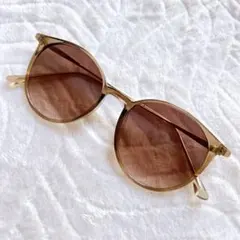 ラウンド型　UV 保護　サングラス デイリー　ライフアクセサリー