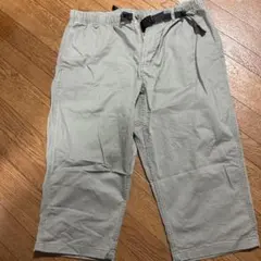 GRAMICCI XL ライトグレー 7分丈パンツ