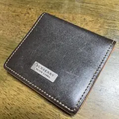 【極美品】BURBERRY BLACK LABEL 二つ折りコインケース