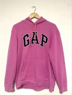 GAP 00s ビッグロゴ　パーカー　フーディ　Y2K ピンク 派手　春　通年