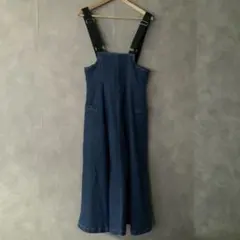 デニムブルー サロペット