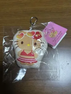 日焼けキティ クッションキーホルダー