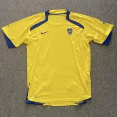 ナイキ ボカジュニアーズ 古着 サッカー ユニフォーム L〜XLサイズ イエローのサムネイル